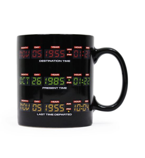 Back To The Future: Time Circuit Display Heat Change Mug