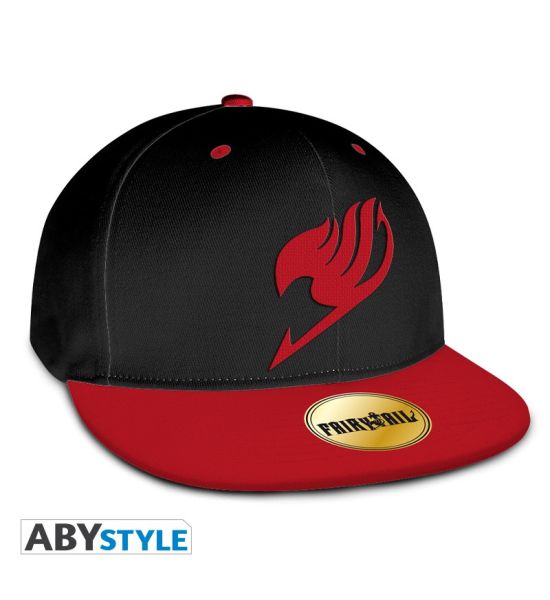 Fairy Tail: Emblem Snapback Cap - Black & Red