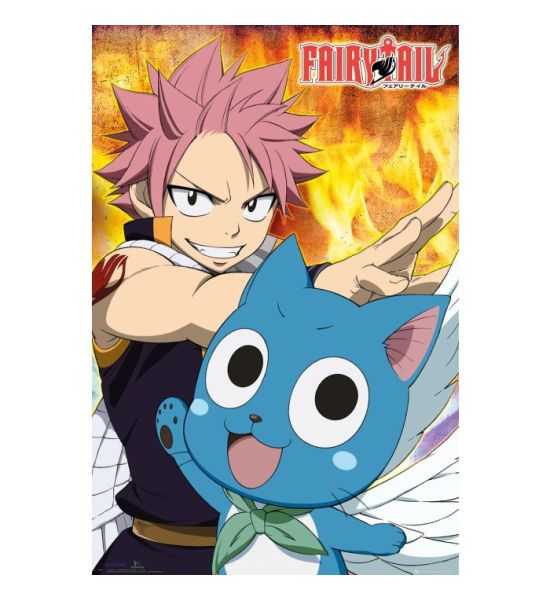 Fairy Tail: Natsu & Happy Maxi Poster (91.5x61cm)