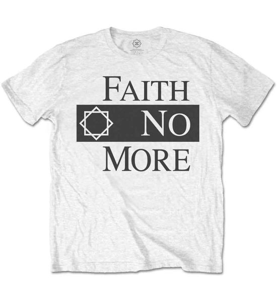 Faith No More: Classic Logo V.2. - White T-Shirt