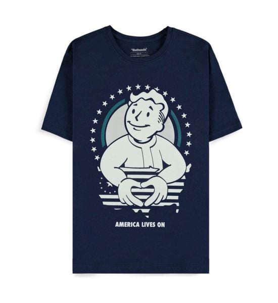 Fallout: America Lives On Men's T-Shirt