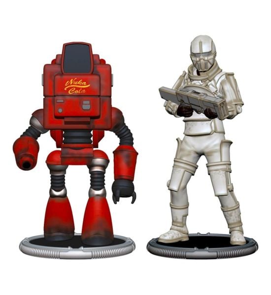 Fallout: Nukatron & Synth Mini Figures 2-Pack Set (7cm) Preorder