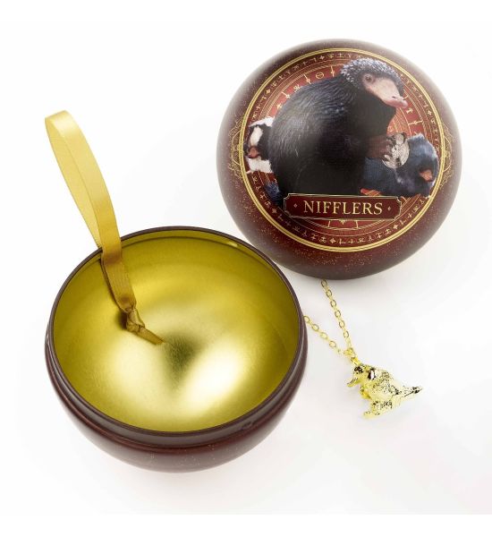 Fantastic Beasts: Niffler Themed Christmas Gift Bauble with Necklace Preorder