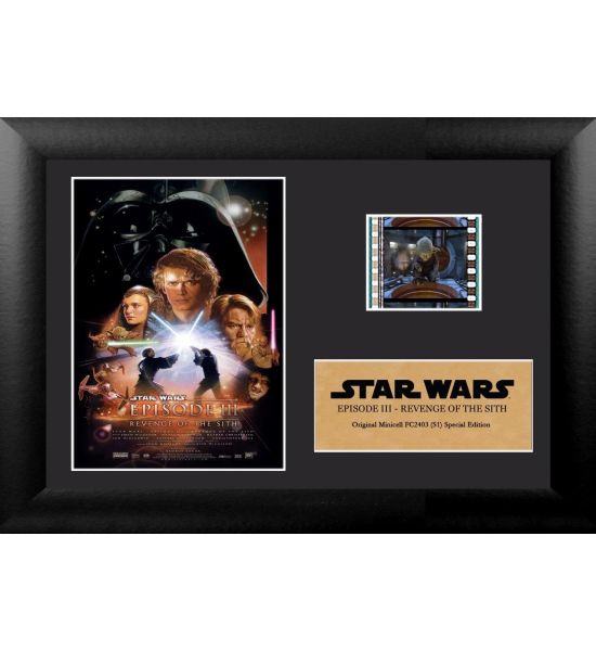 Star Wars: Episode III Revenge Of The Sith Mini Framed Film Cell Preorder