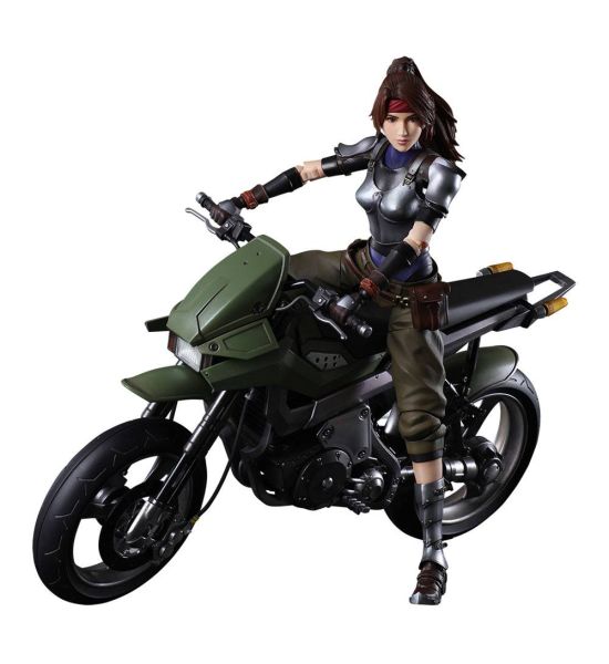 Final Fantasy VII Remake: Jessie & Bike Play Arts Kai Action Figure & Vehicle