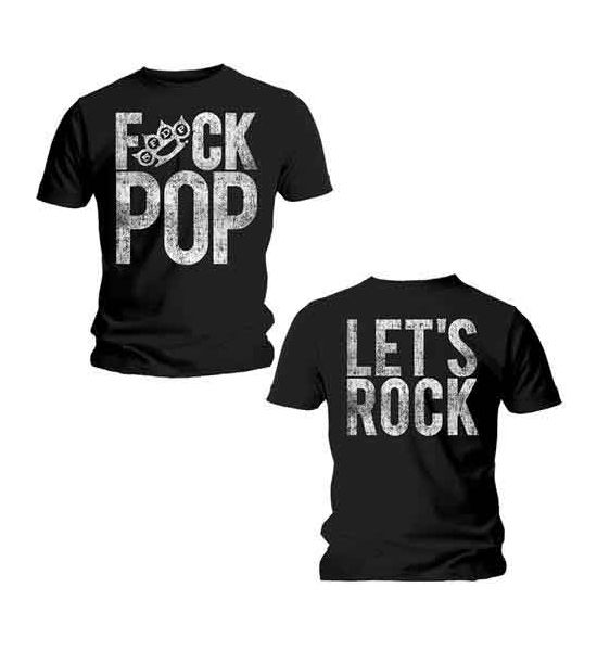 Five Finger Death Punch: F*ck Pop (Back Print) - Black T-Shirt