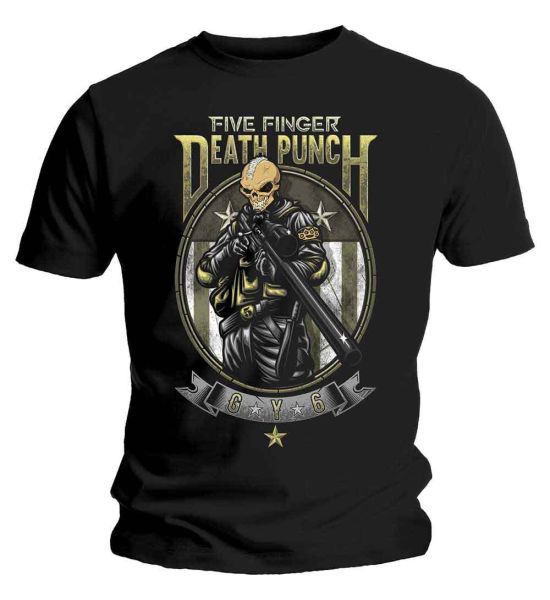 Five Finger Death Punch: Sniper - Black T-Shirt