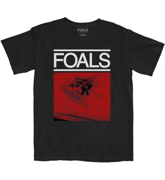 FOALS: Red Roses - Black T-Shirt