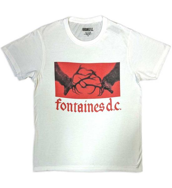 Fontaines D.C.: Gothic Logo - White T-Shirt