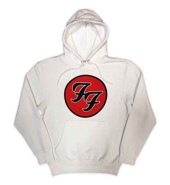 Foo Fighters: FF Logo - White Pullover Hoodie