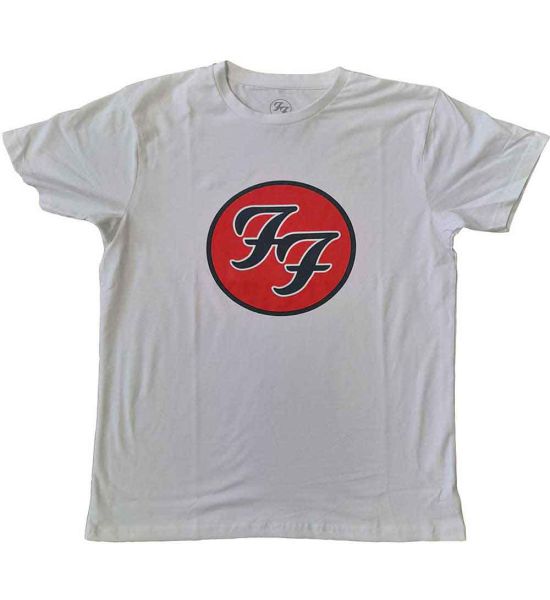 Foo Fighters: FF Logo - White T-Shirt