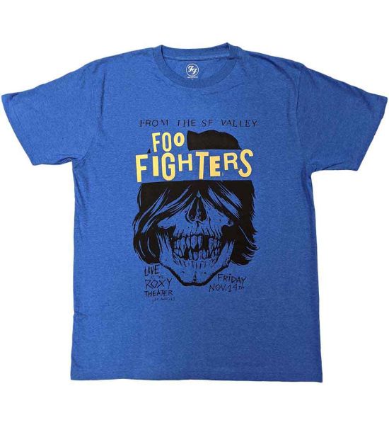 Foo Fighters: Roxy Flyer - Blue T-Shirt