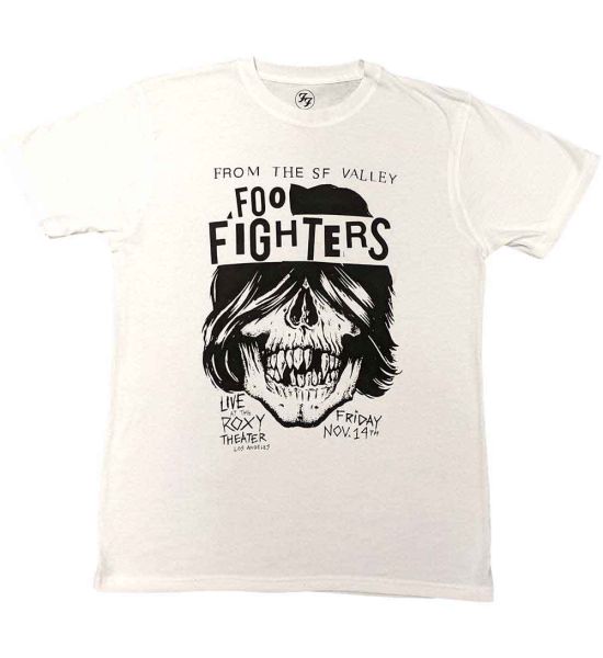 Foo Fighters: Roxy Flyer - White T-Shirt