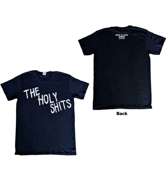 Foo Fighters: The Holy Shits London 2014 (Back Print) - Black T-Shirt