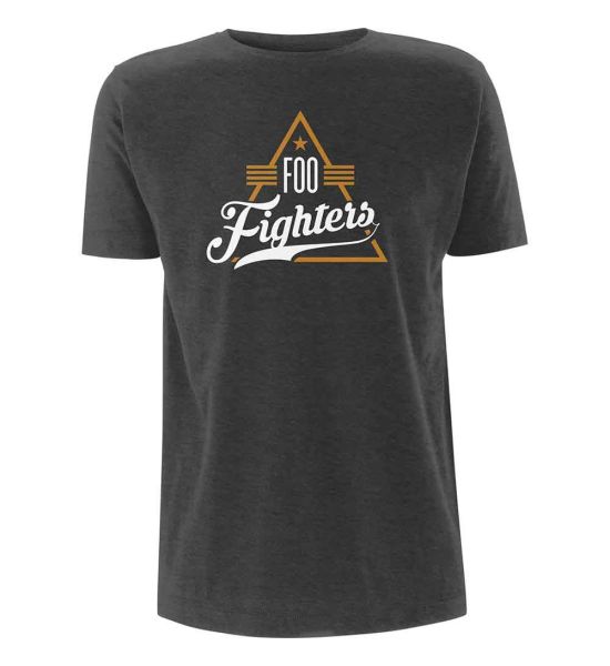 Foo Fighters: Triangle - Heather Grey T-Shirt