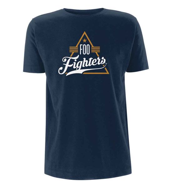 Foo Fighters: Triangle - Navy Blue T-Shirt