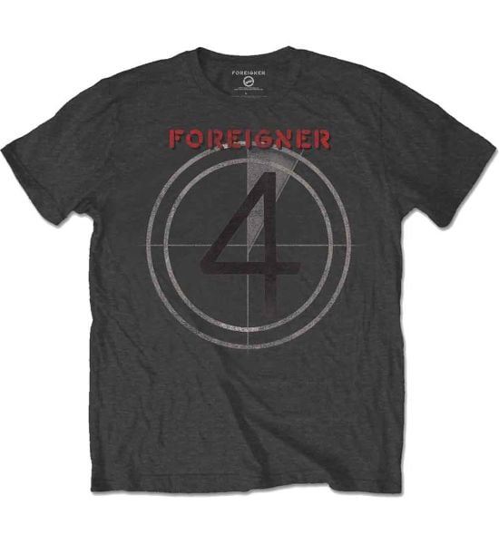 Foreigner: 4 - Charcoal Grey T-Shirt