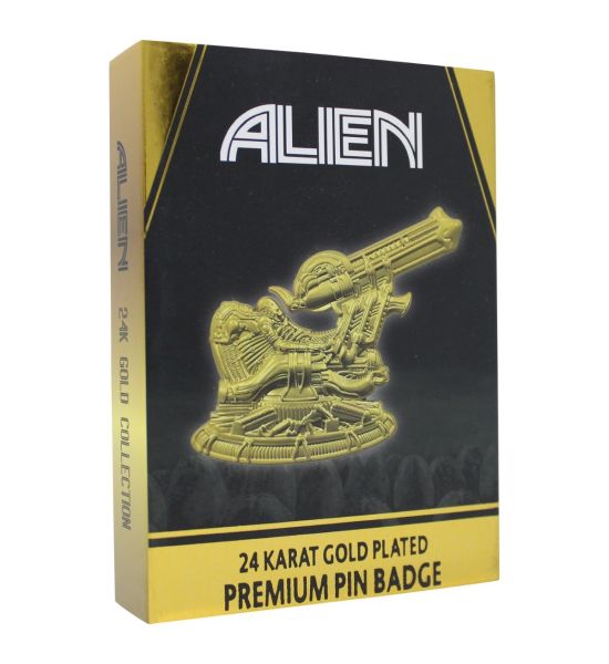 Alien: 24K Gold Plated XL Premium Pin Badge