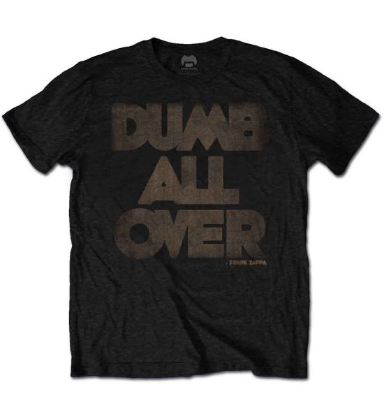 Frank Zappa: Dumb All Over - Black T-Shirt