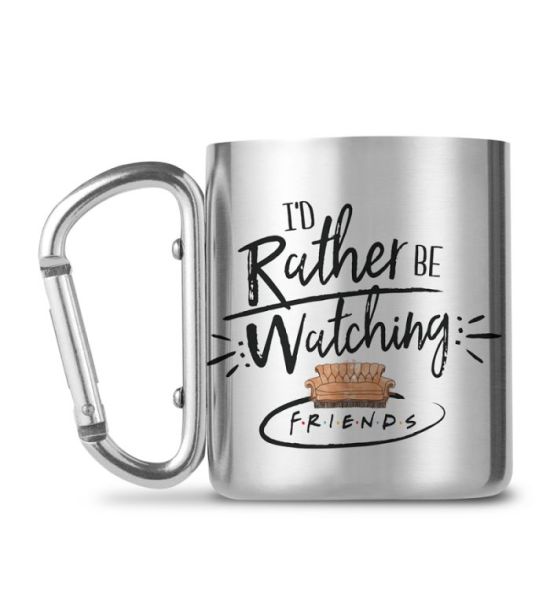 Friends: Rather Be Watching Carabiner Mug