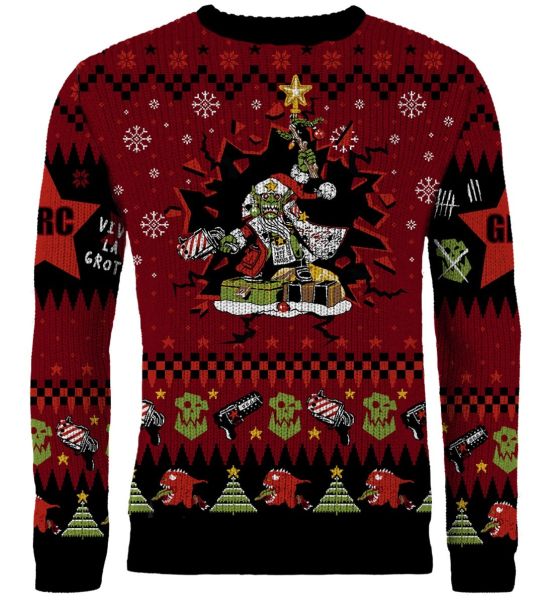 Warhammer 40,000: Armed and Dangerous Red Gobbo Ugly Christmas Sweater