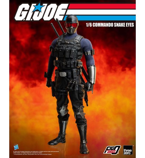 G.I. Joe: Snake Eyes Commando FigZero Action Figure 1/6 (30cm)