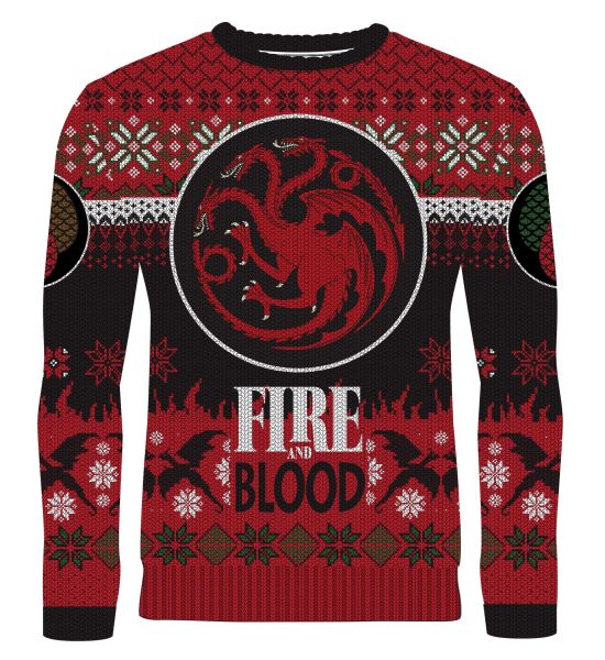 Game Of Thrones: Fire & Blood Targaryen Ugly Christmas Sweater/Jumper