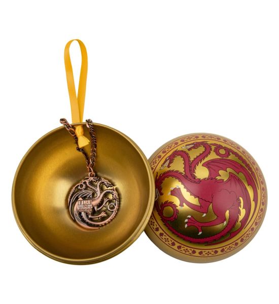 Game of Thrones: Targaryen Tree Ornament with Necklace