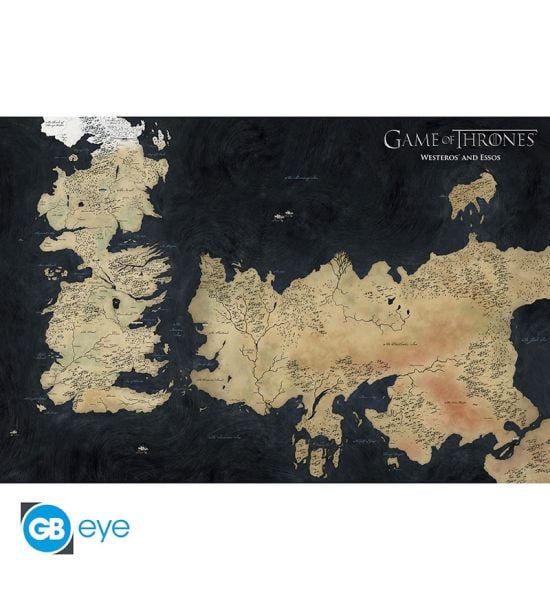 Game Of Thrones: Westeros Map Poster (91.5x61cm)