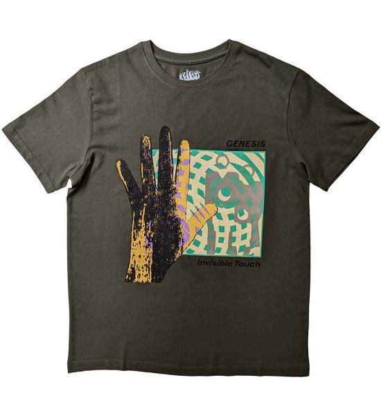 Genesis: Invisible Touch - Green T-Shirt