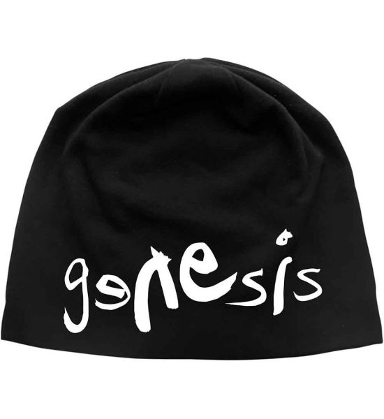 Genesis: Logo (Discharge Print) - Black Beanie Hat Preorder