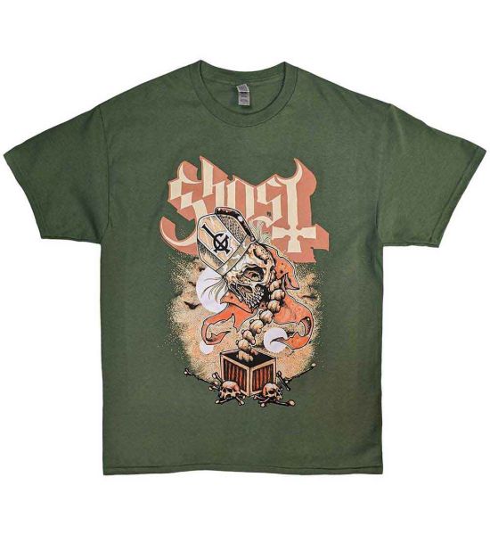 Ghost: Jack In The Box - Green T-Shirt