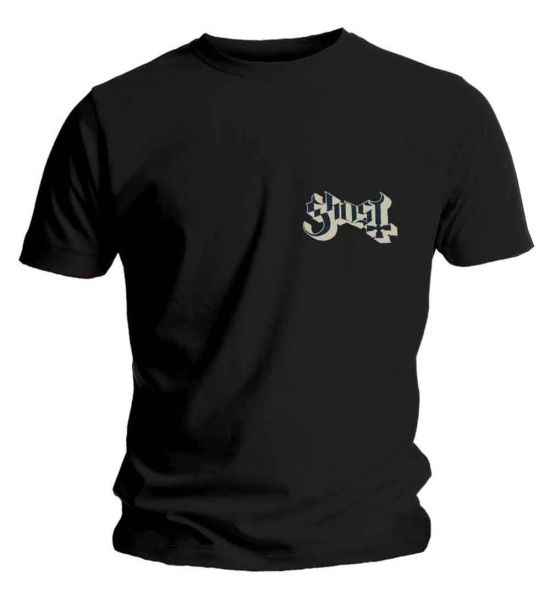 Ghost: Pocket Logo - Black T-Shirt