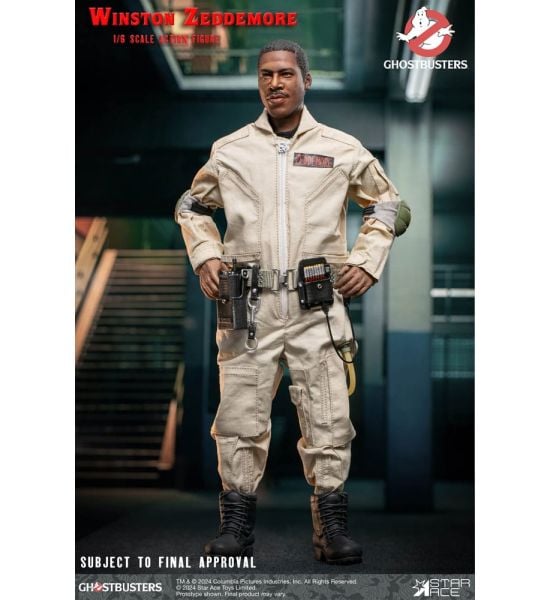 Ghostbusters (1984): Winston Zeddemore Action Figure 1/6 (30cm) Preorder