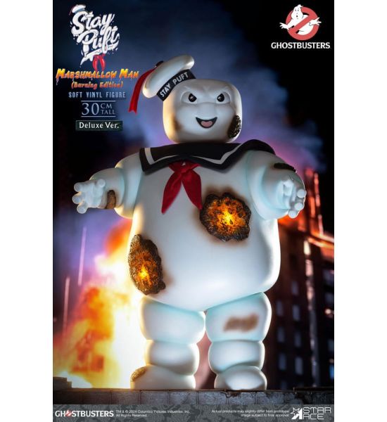 Ghostbusters: Stay Puft Marshmallow Man Burning Edition Deluxe Version Soft Vinyl Statue (30cm) Preorder