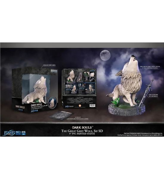 Dark Souls: F4F The Great Grey Wolf Sif SD PVC Figure