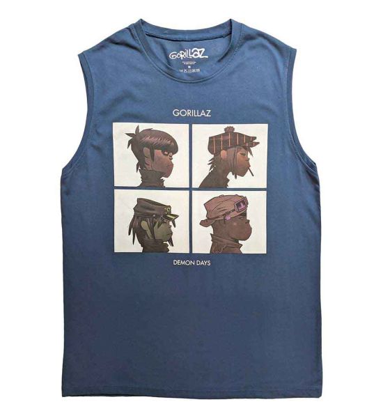 Gorillaz: Demon Days - Denim Blue T-Shirt