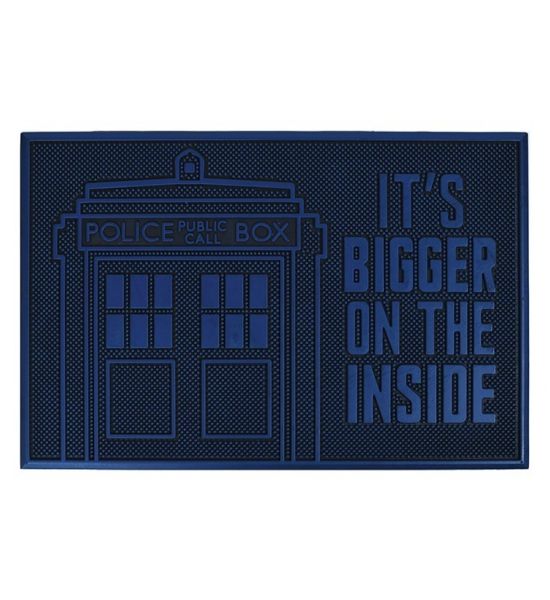 Doctor Who: It's Bigger On The Inside TARDIS Rubber Doormat