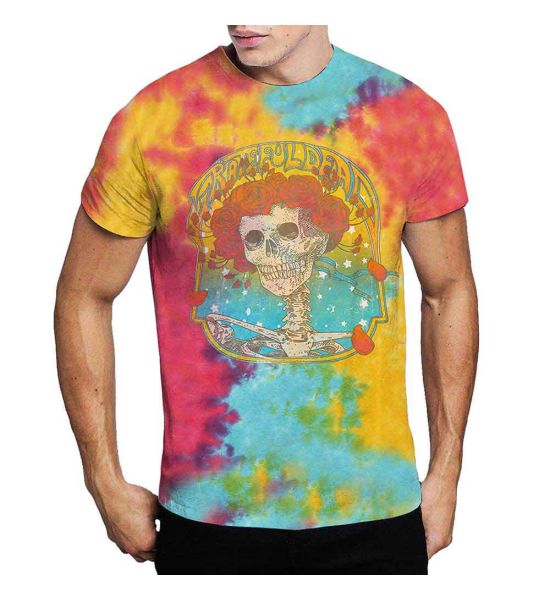 Grateful Dead: Bertha Frame (Dip Dye, Dye Wash) - Multicolour T-Shirt