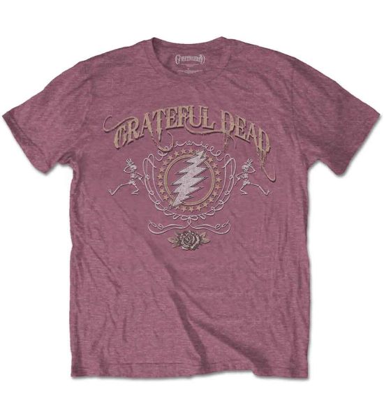 Grateful Dead: Bolt - Heather Cardinal T-Shirt