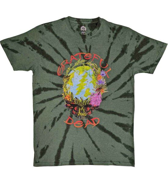 Grateful Dead: Forest Dead (Dye Wash) - Green T-Shirt