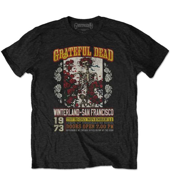 Grateful Dead: San Francisco (Eco Friendly) - Black T-Shirt