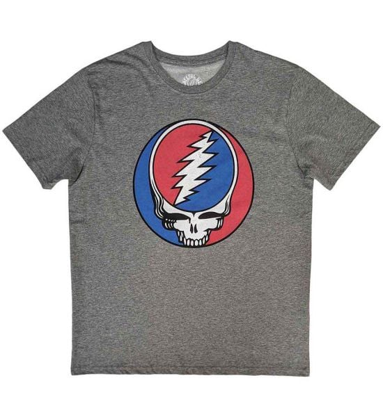 Grateful Dead: Steal Your Face Classic - Grey T-Shirt