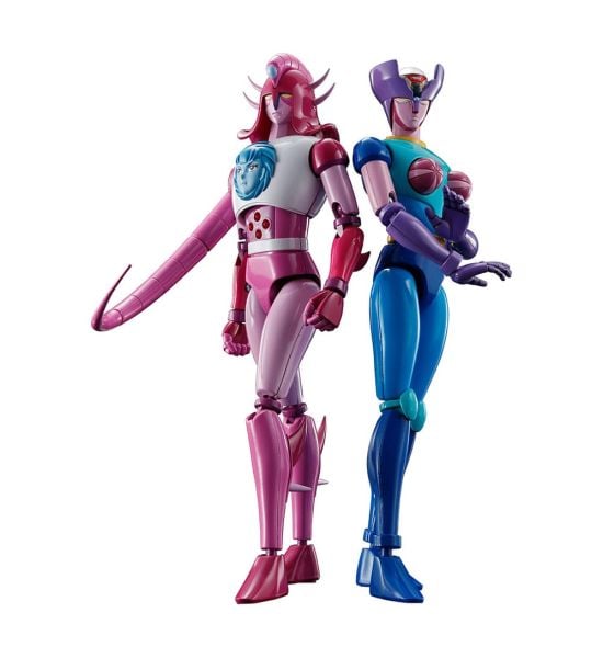 Great Mazinger Z: Rhein & Dianan A Set Soul of Chogokin Diecast Action Figures GX-108 & GX-11R (17cm)