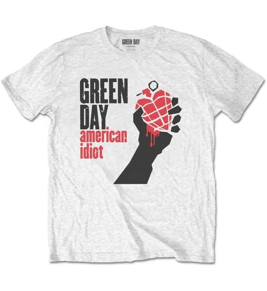 Green Day: American Idiot - White T-Shirt