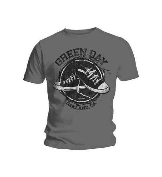 Green Day: Converse - Grey T-Shirt