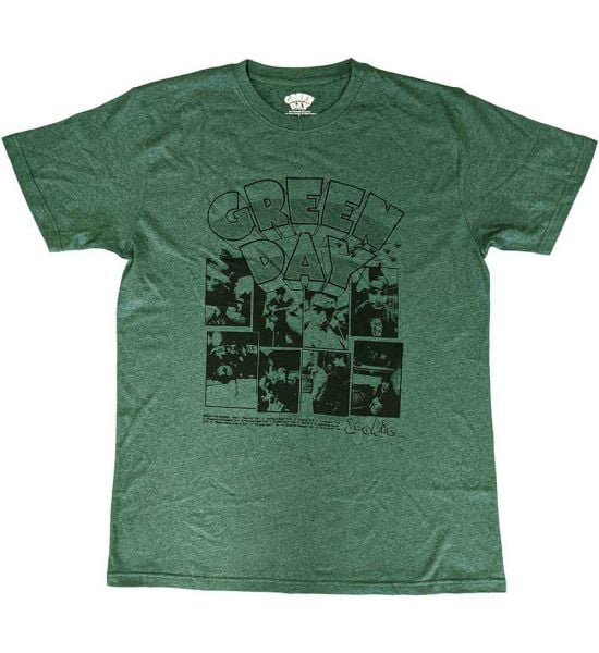 Green Day: Dookie Frames - Green T-Shirt