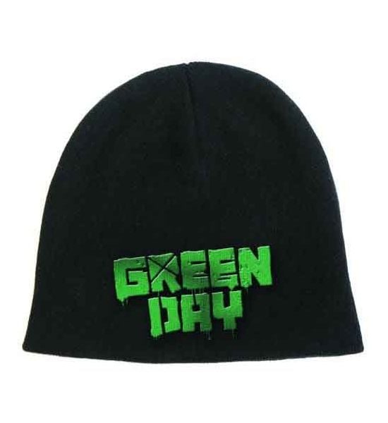 Green Day: Logo - Black Beanie Hat Preorder