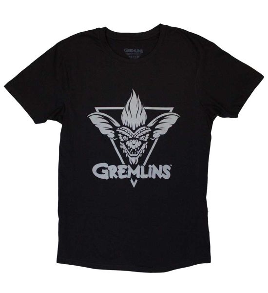 Gremlins: Stripe Triangle - Black T-Shirt