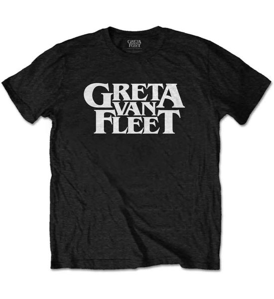 Greta Van Fleet: Logo - Black T-Shirt